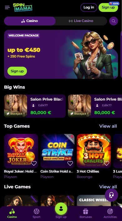 Discover the Ultimate Excitement of Spinmama Casino Slots Worldwide - overview